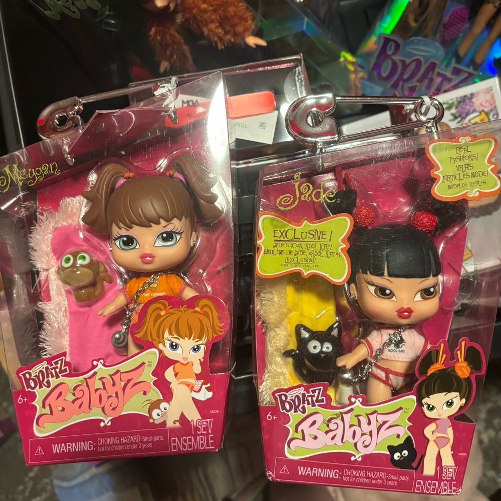 Baby bratz dolls Meghan and Jade